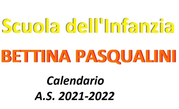 Calendario A.S. 2021-2022